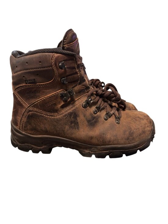 Cabelas Meindl Mens Gore-Tex Leather Hiking Boots Sz 8.5 D Brown Durable Outdoor main image 9